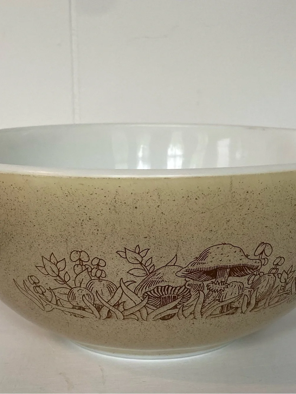 Vintage Pyrex Cinderella Forest Fancies Mushroom Nesting Bowls Lot of 2
